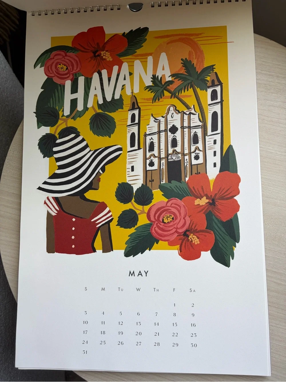 Rifle Paper Co. 2015 Travel The World Wall Calendar